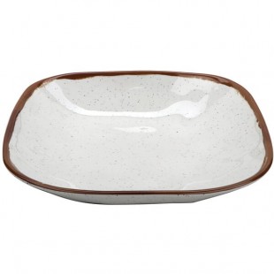 GET SB-48-RM Rustic Mill 1.5 Qt. Glazed Irregular Square Melamine Bowl - 12/Case GET SB-48-RM Rustic Mill 1.5 Qt. Glazed Irregular Square Melamine Bowl - 12/Case
