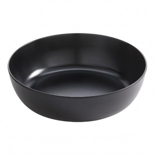American Metalcraft Ani 104 oz. Black Round Melamine Serving Bowl - 6/Case American Metalcraft Ani 104 oz. Black Round Melamine Serving Bowl - 6/Case