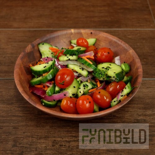 Elite Global Solutions ECO778R-CK Checkered 34 oz. Round Melamine Bowl - 6/Case