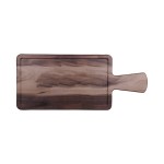 Elite Global Solutions M127RCFP Fo Bwa Rectangular Faux Hickory Wood Serving Board with Full Pocket and Handle - 12 Elite Global Solutions M127RCFP Fo Bwa Rectangular Faux Hickory Wood Serving Board with Full Pocket and Handle - 12