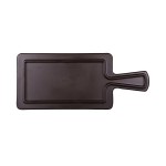 Elite Global Solutions M127RCFP Fo Bwa Rectangular Faux Hickory Wood Serving Board with Full Pocket and Handle - 12 Elite Global Solutions M127RCFP Fo Bwa Rectangular Faux Hickory Wood Serving Board with Full Pocket and Handle - 12