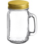 Acopa 16 oz. Mason Candle Holder with Handle & Lid - 12/Pack Acopa 16 oz. Mason Candle Holder with Handle & Lid - 12/Pack