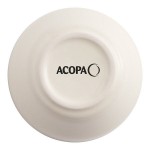 Acopa 6 oz. Ivory (American White) Rolled Edge Stoneware Bouillon Cup - 36/Case Acopa 6 oz. Ivory (American White) Rolled Edge Stoneware Bouillon Cup - 36/Case