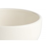 Acopa 6 oz. Ivory (American White) Rolled Edge Stoneware Bouillon Cup - 36/Case Acopa 6 oz. Ivory (American White) Rolled Edge Stoneware Bouillon Cup - 36/Case