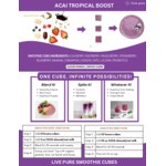 Waav Organic Acai Tropical Boost Frozen Superfood Smoothie Cubes 15.63 lb.