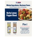 McCormick Culinary Lemon and Pepper Seasoning Salt 28 oz. McCormick Culinary Lemon and Pepper Seasoning Salt 28 oz.