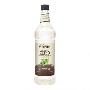 Monin Zero Calorie Natural Sweetener Flavoring Syrup 1 Liter - 4/Case