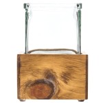 Cal-Mil 3427-3-99 Madera Rustic Pine Riser with Jar - 4 1/4