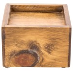 Cal-Mil 3427-3-99 Madera Rustic Pine Riser with Jar - 4 1/4