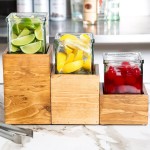 Cal-Mil 3427-3-99 Madera Rustic Pine Riser with Jar - 4 1/4