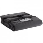American Metalcraft BLDB2412 Deluxe Black Polyester Insulated Delivery Bag, 24