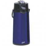 Curtis ThermoPro 2.2 Liter Glass Lined Black Airpot with Lever TLXA2203G000