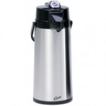Curtis ThermoPro 2.2 Liter Glass Lined Black Airpot with Lever TLXA2203G000