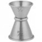 American Metalcraft JG2 0.5 oz. & 0.75 oz. Stainless Steel Japanese Style Jigger