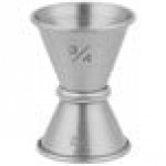 American Metalcraft JG2 0.5 oz. & 0.75 oz. Stainless Steel Japanese Style Jigger