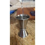American Metalcraft JG2 0.5 oz. & 0.75 oz. Stainless Steel Japanese Style Jigger