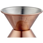 Acopa 0.5 oz. & 1 oz. Copper Classic Jigger