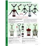 Franmara Ultimo Chrome-Plated Customizable Wing Corkscrew with Burgundy Enameled Body 2056-03