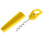 Franmara 3010-39 Traveler's Yellow Customizable Plastic Corkscrew and Bottle Opener