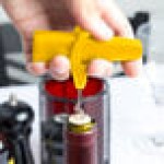 Franmara 3010-39 Traveler's Yellow Customizable Plastic Corkscrew and Bottle Opener