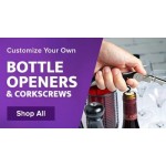 Franmara 3010-39 Traveler's Yellow Customizable Plastic Corkscrew and Bottle Opener