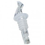 Precision Pours 78 BL F 0.875 oz. Ocean Blue Measured Liquor Pourer with Fliptop - 12/Pack