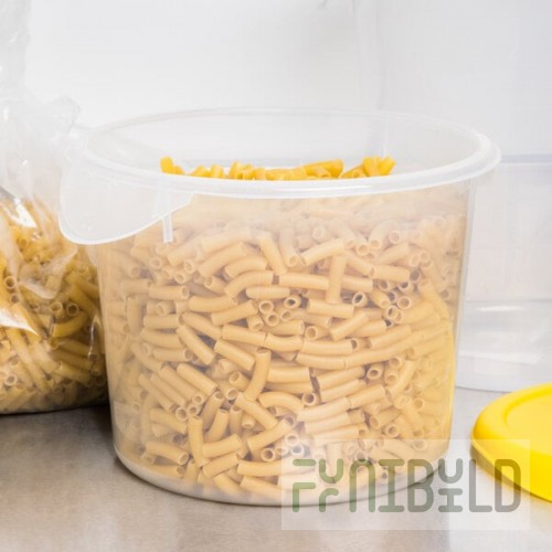 Rubbermaid® 6 Qt. Translucent Round Polypropylene Food Storage Container