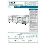 True TWT-93D-6-HC 93 1/4 True TWT-93D-6-HC 93 1/4