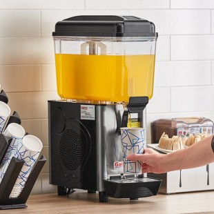 Galaxy Single 3 Gallon Bowl Refrigerated Beverage Dispenser - 120V