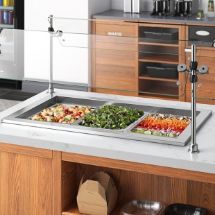Delfield N8143BP Three Pan Drop In Refrigerated Cold Food Well