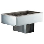 Delfield N8143BP Three Pan Drop In Refrigerated Cold Food Well Delfield N8143BP Three Pan Drop In Refrigerated Cold Food Well