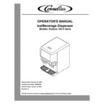 Cornelius 621053405 Enduro 150 Countertop Ice / Beverage Dispenser with 6 UFB-1 Sanitary Lever Valves