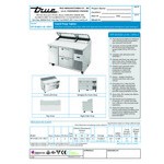 True TPP-AT-60D-2-HC~SPEC3 Spec Series 60 1/4 True TPP-AT-60D-2-HC~SPEC3 Spec Series 60 1/4
