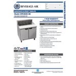 Beverage-Air SPE36HC-08-23 Elite Series 36