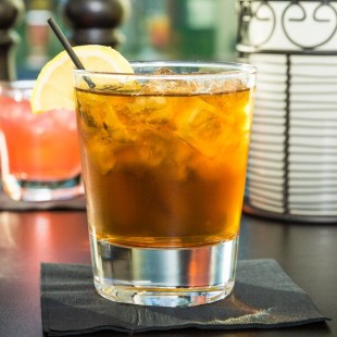 Libbey 2307 Geo 13.25 oz. Customizable Rocks / Double Old Fashioned Glass - 12/Case