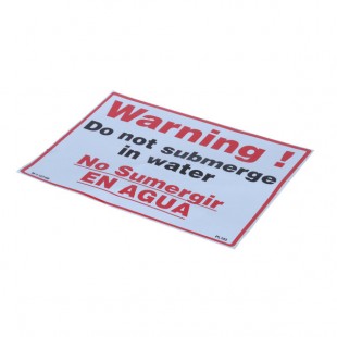 HK Dallas M-1-27-68 Do Not Submerge Decal HK Dallas M-1-27-68 Do Not Submerge Decal