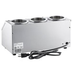 Carnival King Triple 32 oz. Sauce / Topping Bottle Warmer - 600W, 120V