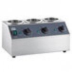 Carnival King Triple 32 oz. Sauce / Topping Bottle Warmer - 600W, 120V