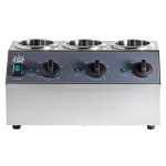 Carnival King Triple 32 oz. Sauce / Topping Bottle Warmer - 600W, 120V