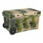 CaterGator CG65CAMOW Camouflage 65 Qt. Mobile Rotomolded Outdoor Cooler / Ice Chest