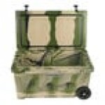 CaterGator CG65CAMOW Camouflage 65 Qt. Mobile Rotomolded Outdoor Cooler / Ice Chest