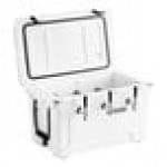 CaterGator JB45WH3 White 3 Faucet 47 Qt. Insulated Jockey Box with 69 ft. Coils