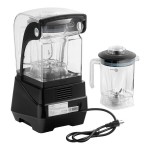 AvaMix Apex HBX10002J 48 oz. 3 1/2 hp Programmable Commercial Blender with Touchpad, Sound Enclosure, and 2 Jars - 120V AvaMix Apex HBX10002J 48 oz. 3 1/2 hp Programmable Commercial Blender with Touchpad, Sound Enclosure, and 2 Jars - 120V