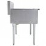 Advance Tabco 6-42-48 Two Compartment Stainless Steel Commercial Sink - 48