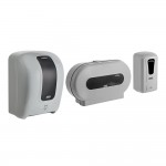 Lavex VersaHub WiFi-Enabled Gray Double Roll Jumbo Toilet Tissue Dispenser Lavex VersaHub WiFi-Enabled Gray Double Roll Jumbo Toilet Tissue Dispenser