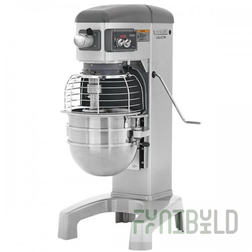 Hobart Legacy+ HL300-1 30 Qt. Planetary Floor Mixer with Guard & Standard Accessories - 240V, 3 Phase, 3/4 hp
