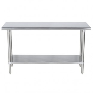 Advance Tabco SLAG-364-X 16 Gauge Stainless Steel Work Table with Stainless Steel Undershelf - 36