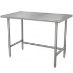 Advance Tabco SLAG-364-X 16 Gauge Stainless Steel Work Table with Stainless Steel Undershelf - 36