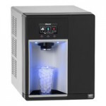 Follett 7UD114A-NW-NF-ST-00 Champion 7 Series ADA Height Air-Cooled Chewblet Undercounter Ice Maker and Dispenser with 7 lb. Bin - 115V, 100 lb.