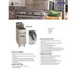 Imperial Range IFS-40-OP Natural Gas 40 lb. Open Pot Fryer - 105,000 BTU Imperial Range IFS-40-OP Natural Gas 40 lb. Open Pot Fryer - 105,000 BTU